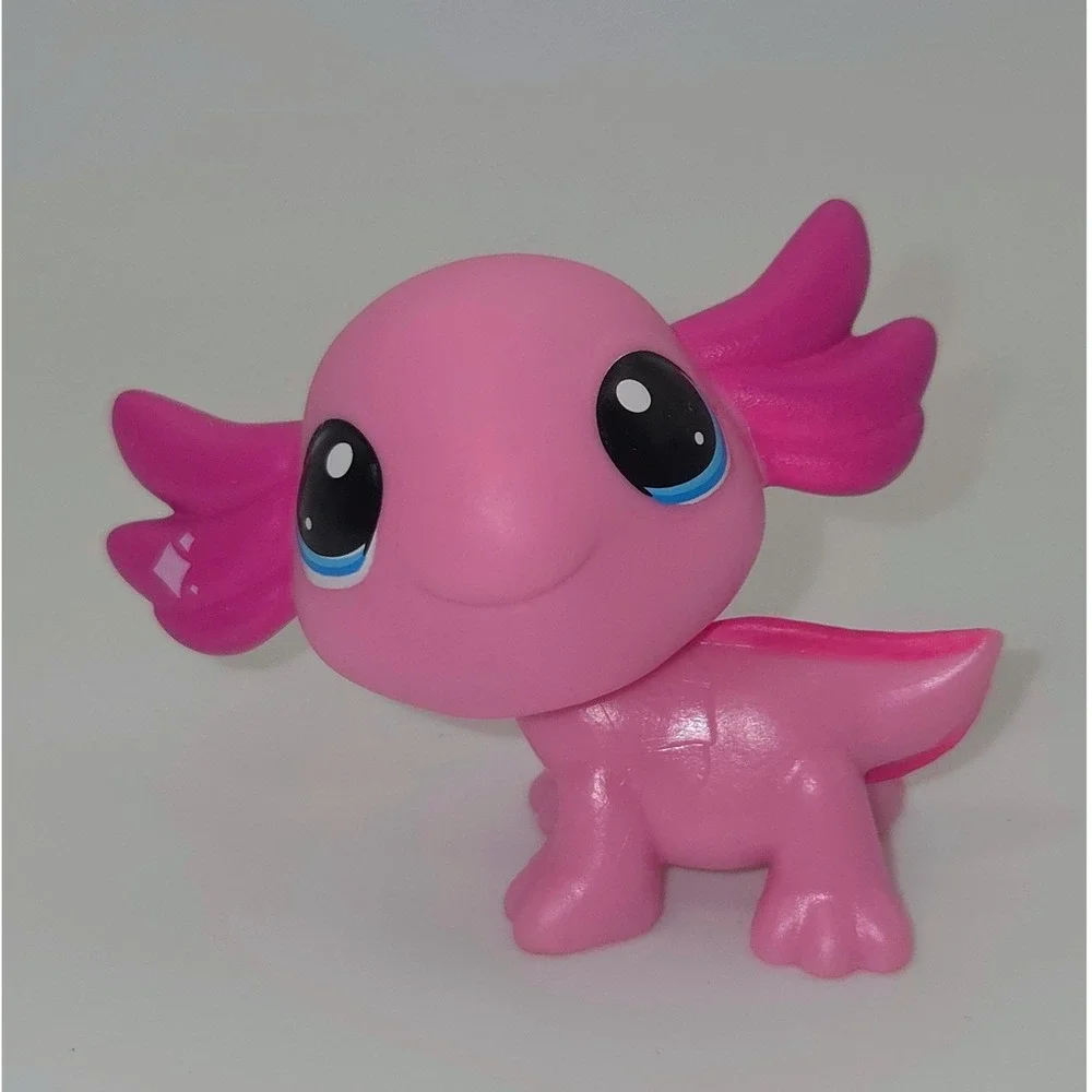 Littlest Pet Shop G7 Pink Axolotl #21 Basic Fun Bobble Head Figure